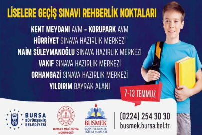 Öğrencilere LGS tercih desteği