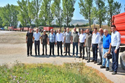 Yenişehir'de çiftçinin beklediği alımlar başladı