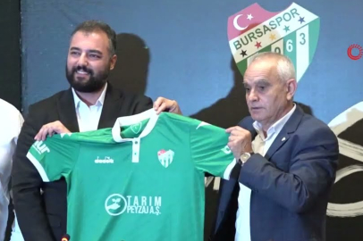 Bursaspor’un forma göğüs sponsoru Tarım ve Peyzaj A.Ş oldu