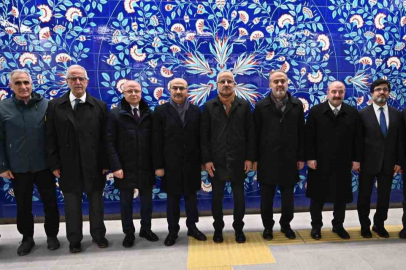 Balat İstasyonu'na, bakanlı açılış