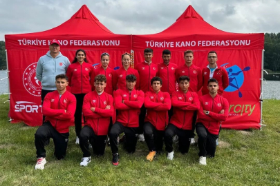 Büyükşehir Belediyesporlu kanocular Slovakya’dan 4 madalyayla döndü