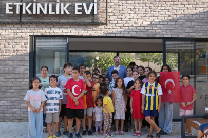Gürsulu çocuklar Etkinlik Evi'ni çok sevdi