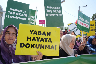Köylülerden taş ocağı eylemi