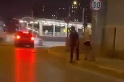 Arabayla serserilik yaparken arkadaşının aracına çarptı