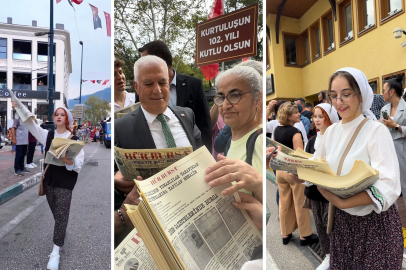 Bursa'nın kurtuluşunun 102. yılında nostaljik gazete