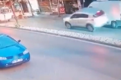 Park halindeki araca çarpıp kaçtı