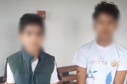 30 saniyede telefonları çalan çocuklardan ikisi yakalandı