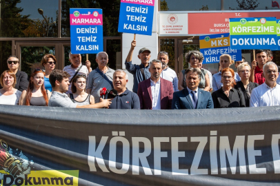Gemlik'te STK'lar, “Gemlik Körfezi'ne dokunma” çağrısı yaptı