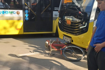 Minibüsün bisiklete çarptığı kazada 2 kişi yaralandı