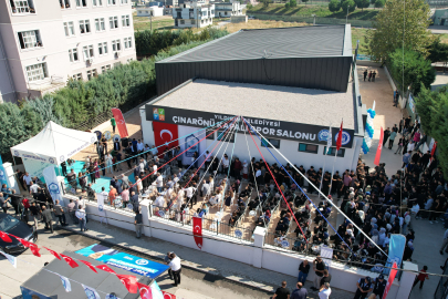 Çınarönü Kapalı Spor Salonu hizmete açıldı