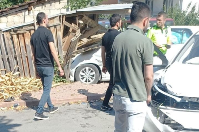 İnegöl'deki kazada 4 kişi yaralandı