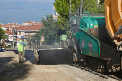 Mudanya'da asfaltlama çalışmaları başladı