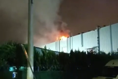 Minareliçavuş'ta fabrika yangını