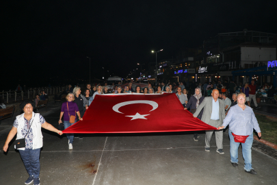 Barış ve özgürlüğün sesi Mudanya'dan yükseliyor