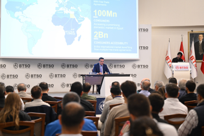 BTSO, Mısır ile 15 milyar dolar ticaret hacmine odaklandı