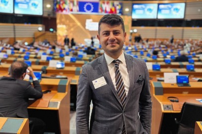Baran Güneş, Brüksel'de Filistin için barış çağrısı yaptı