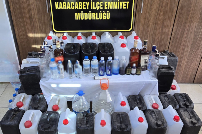 Bursa'da sahte ve kaçak alkol operasyonu