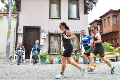 Mudanya'da Triatlon yarışları sona erdi