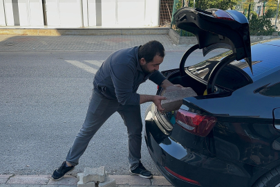 Kaldırım taşlarıyla modifiye yaptı!