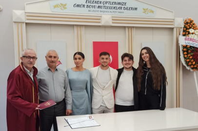 Maçın ardından nikah masasına oturdu