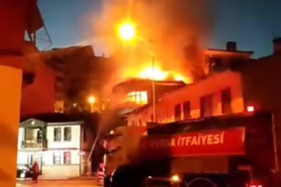 Mudanya'da ev yangını