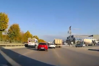 Trafikte makas atan sürücüye bin 506 lira ceza kesildi
