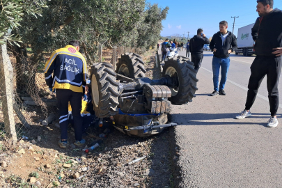 İznikli çiftçi, devrilen traktörün altında vefat etti