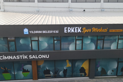 Yıldırım'da erkeklere özel spor salonu