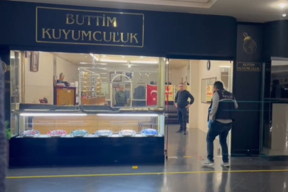 BUTTİM'de kuyumcuda silahlı saldırı