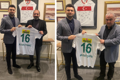 Bursaspor Başkanı Enes Çelik TFF’yi ziyaret etti