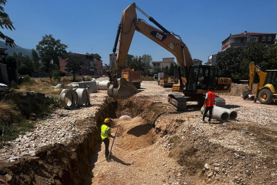 Büyükşehir Belediyesi Yıldırım’a sağlıklı altyapı için çalışıyor