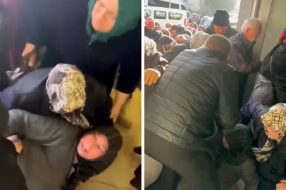 Alışveriş çılgınlığı kamerada!
