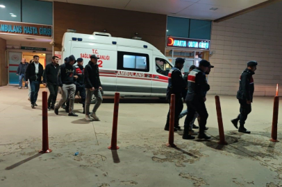 İnegöl'de jandarma 11 kaçak göçmeni yakaladı