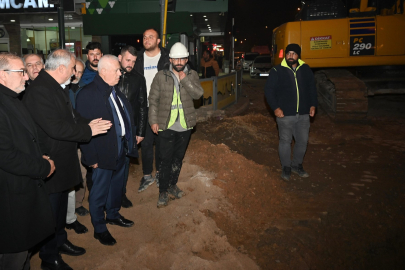 Büyükşehir Belediyesi, İnegöl’ün altyapısını sil baştan yeniliyor