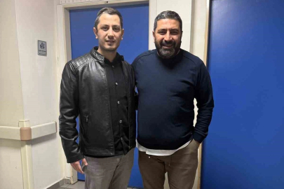 İnanılmaz kurtuluşunun kahramanıyla buluştu