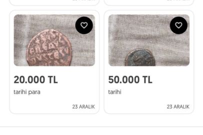 Bu da oldu! Tarihi sikkeleri internet üzerinden satışa çıkardılar