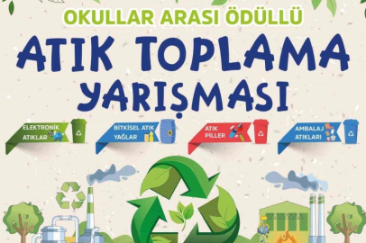 Okullar Arası Ödüllü Atık Toplama Yarışması başladı