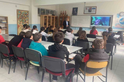 Öğrenciler müsilaj konusunda bilgilendirildi