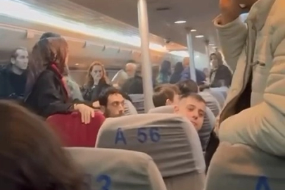 BUDO’daki yangında yaşanan panik kamerada