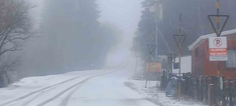 Uludağ’a nisan ayında kar yağdı