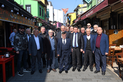 Başkan Aydın, Kayıhan Çarşısı esnafı ile buluştu