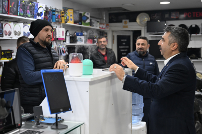 Başkan Yılmaz, komşu ziyaretinde