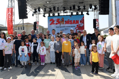 Çocuklar 23 Nisan coşkusunu Osmangazi’de yaşıyor