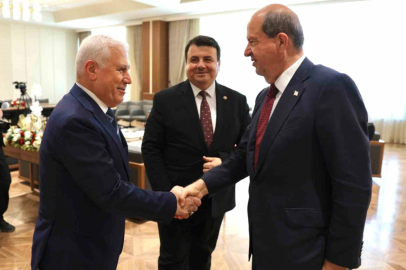 Başkan Bozbey’den KKTC Cumhurbaşkanı Tatar’a ziyaret