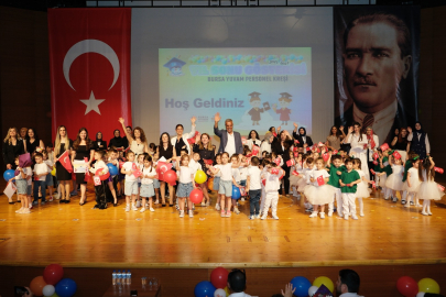 Bursa Yuvam Personel Kreşi’nde yıl sonu heyecanı