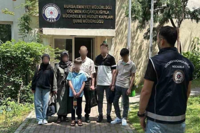 Bursa’da "Şok ev" operasyonunda 7 kaçak göçmen yakalandı