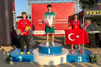 Büyükşehir Belediyesporlu Muhammed Emir Kurtulan Avrupa üçüncüsü
