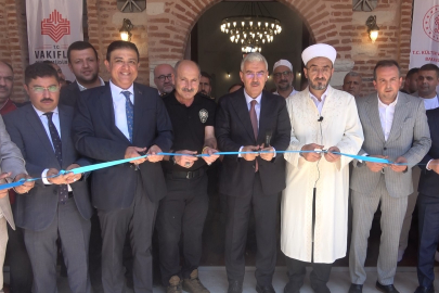 Özlüce Camii yeniden ibadete açıldı, ilk cuma namazı kılındı