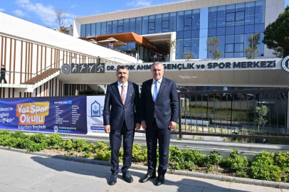 Dr. Sadık Ahmet Gençlik ve Spor Merkezi hizmete açıldı