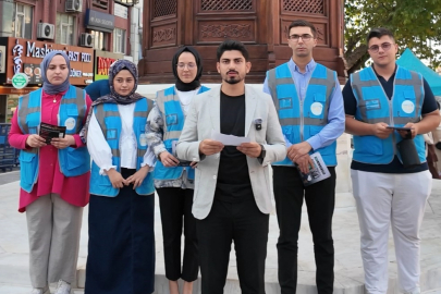 Osmangazi Gençliğinden broşürlü vicdan çağrısı